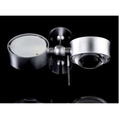 Top Light - Wand-/Deckenleuchte Puk Wing Twin LED Schwarz Chrom