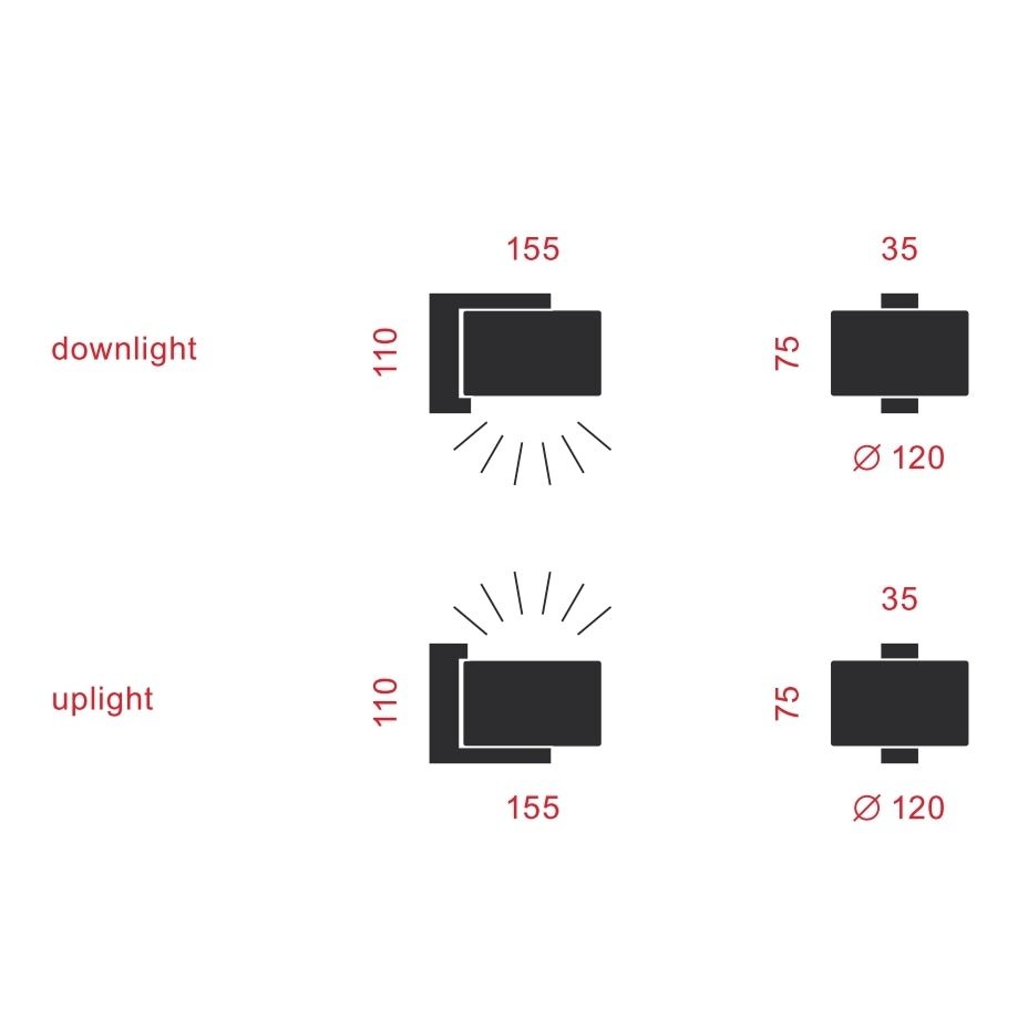 Serien Lighting - Wandleuchte Reef Wall