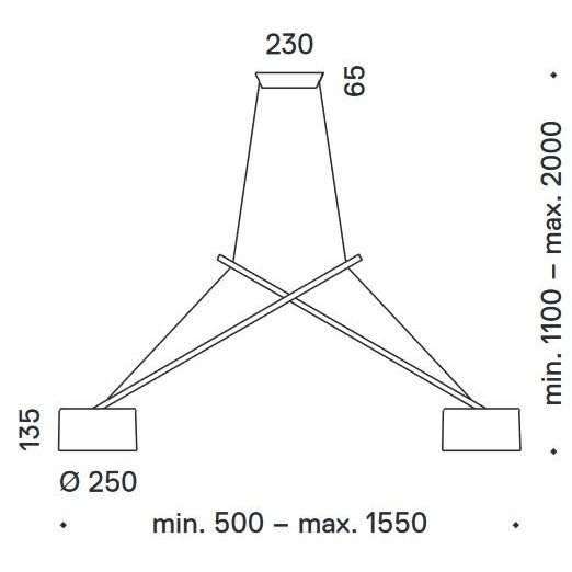 Serien Lighting - Pendelleuchte TWIN LED