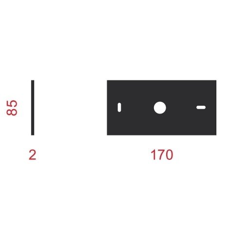 Serien Lighting - Wandabdeckung SML Wall L Halogen Aluminium