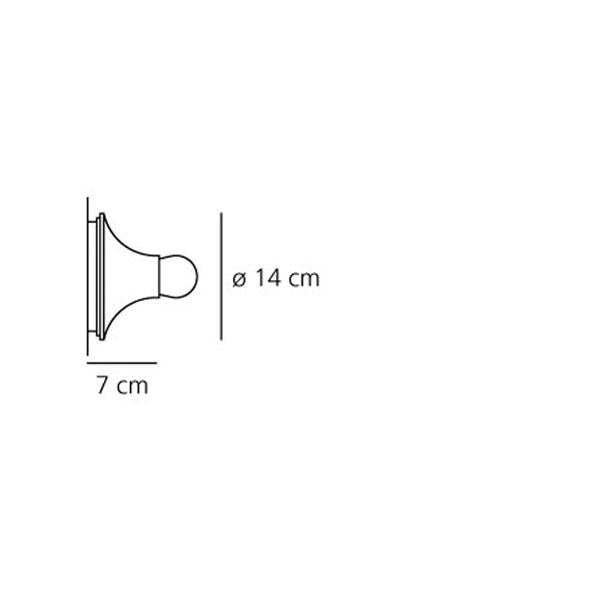 Artemide - Wand-/Deckenleuchte Teti