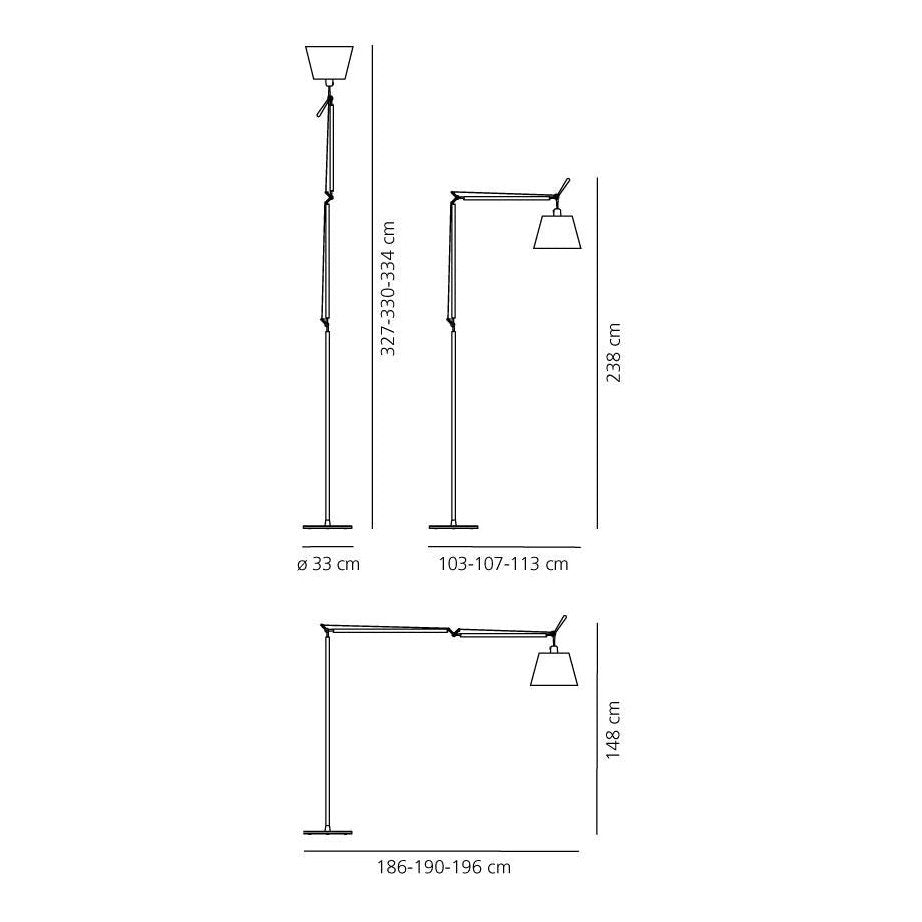 Artemide - Stehleuchte Tolomeo Mega Terra