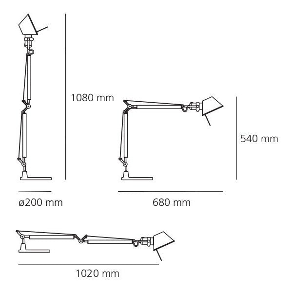 Artemide - Tischleuchte Tolomeo Mini