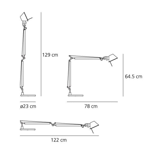 Artemide - Tischleuchte Tolomeo Tavolo