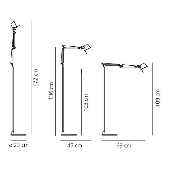 Artemide - Stehleuchte Tolomeo Micro Terra