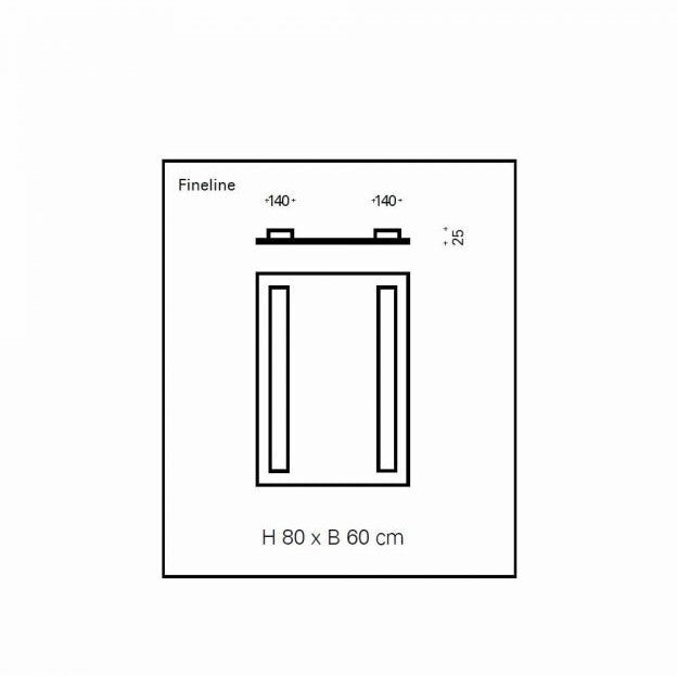 Top-Light - Spiegel Fine Line LED