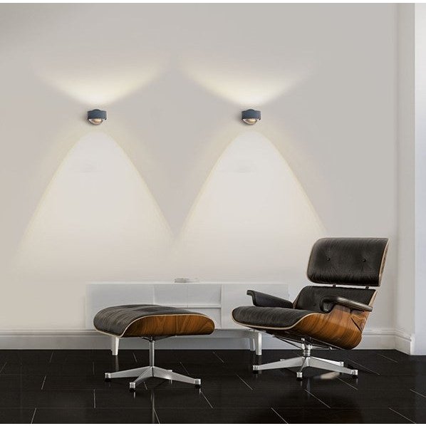 Top Light - Wandleuchte Puk Maxx Wall Anthrazit matt LED ∅120