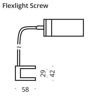 Top Light - Schraubklemmleuchte Pisa screw nickel-matt