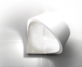 Vibia Lighting - Wandleuchte Loop weiß mit Swarovski Elementen