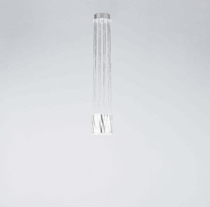 Serien Lighting - Kronleuchter ZOOM LED Edelstahl ø20-130cm