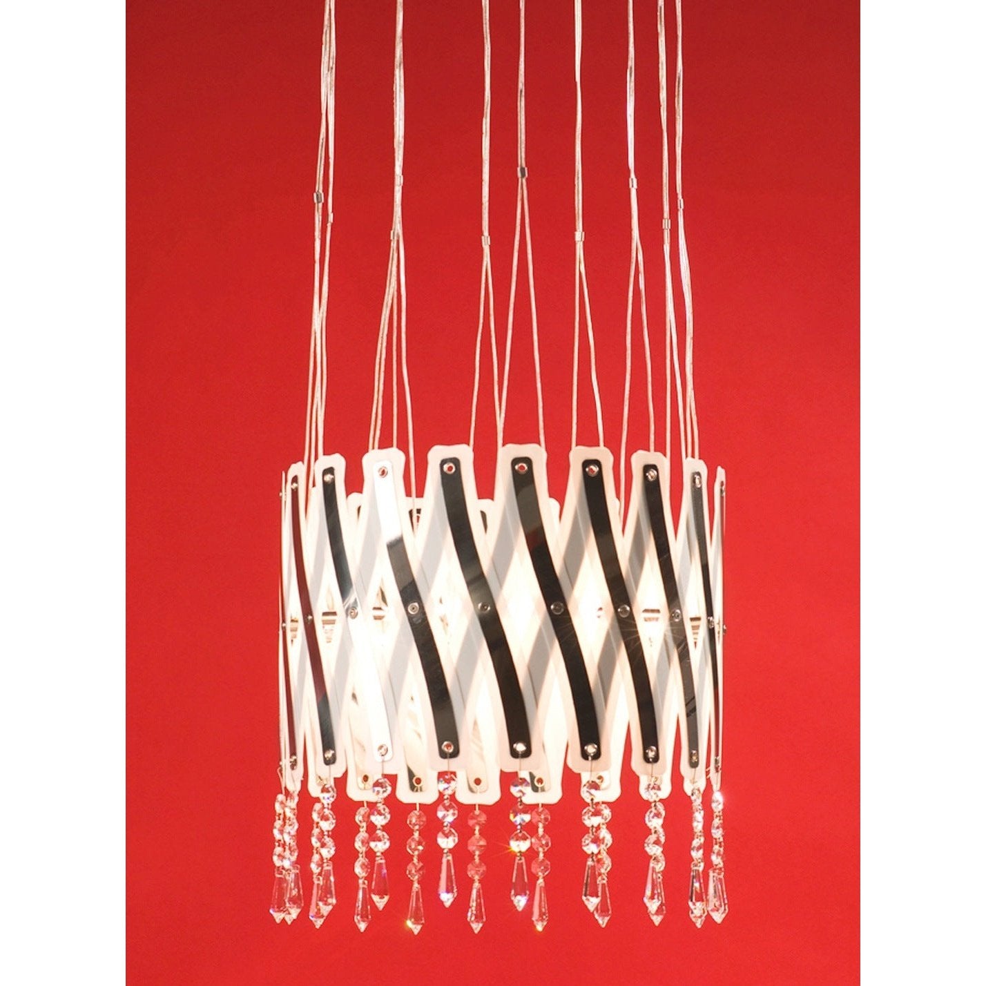Serien Lighting - Anhänger Zoom XL Crystal 20 Stück 14cm