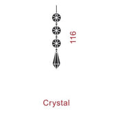 Serien Lighting - Anhänger Zoom Crystal 20 Stück 11,6cm