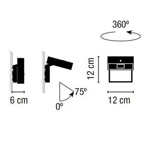 Vibia Lighting - Wandleuchte Alpha 794004