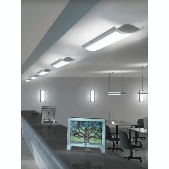 Tre Ci Luce - Wand / Deckenleuchte Aurica 63 ALU
