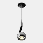 Occhio -Pendelleuchte io sospeso flat chrom exkl. Konverter