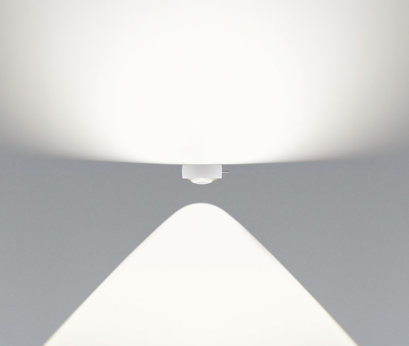 Occhio - Wall light Sento verticale flat air E bronze LED