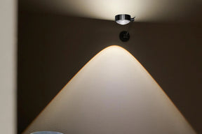 Occhio - Wall light Sento verticale flat air E bronze LED