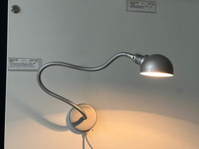 Stiletto - Wandleuchte Langarm 60cm Silber matt inkl. Reflektor und Kabel/Schalter