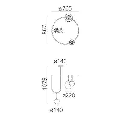 Artemide - Pendelleuchte NH S5 Elliptic