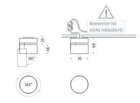 Mawa - Aufbaustrahler WI 4.0 1K