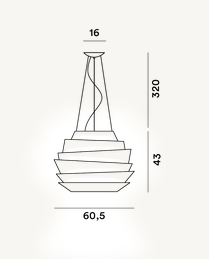 Foscarini - Pendelleuchte Le Soleil, Weiß
