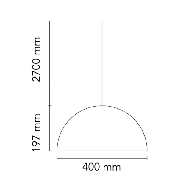 Pendelleuchte Skygarden small Gold