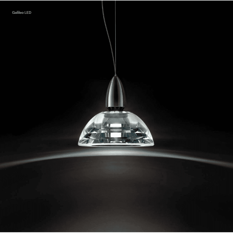 Lumina Italia - Pendelleuchte Galileo Mini Nickel LED 3-fach Ausstellungsware