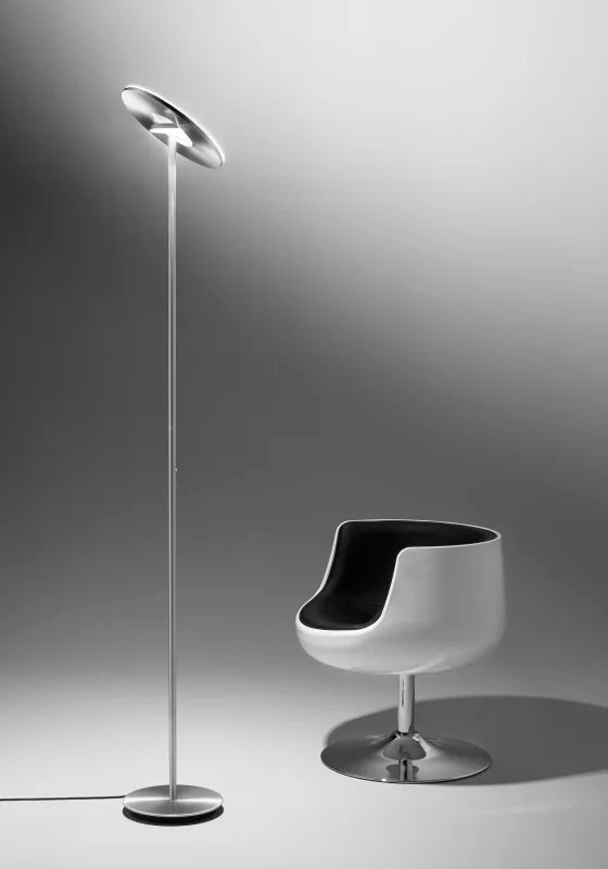 Holtkötter - Deckenfluter Nova Aluminium Matt LED dimmbar