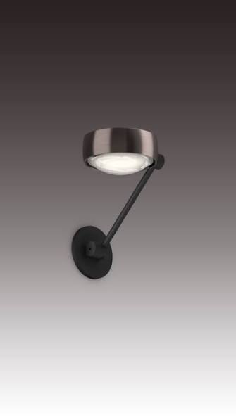 Occhio - Wall light Sento verticale flat air E bronze LED