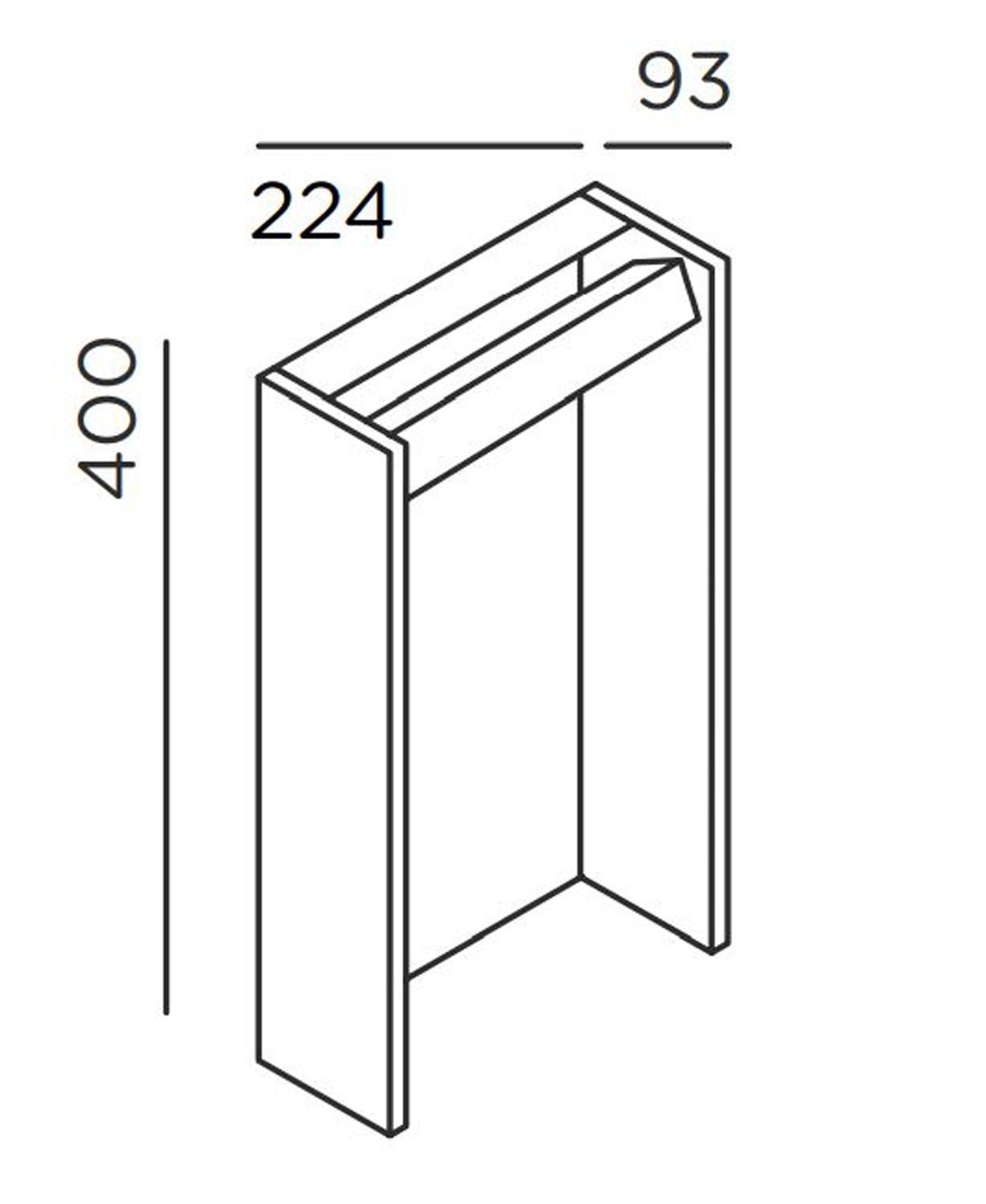 IP44 - Pollerleuchte Slat 40