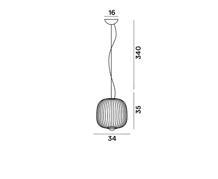 Pendelleuchte Spokes 2 LED