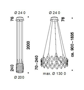 Serien Lighting - Pendelleuchte Zoom