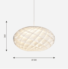 Louis Poulsen - Pendelleuchte Patera Oval 500