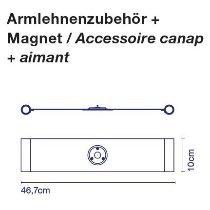 Marset Magnetfuß für Bicoca LED-Tischleuchte