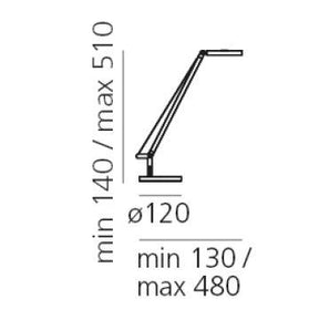 Artemide - Tischleuchte Demetra Micro LED weiß