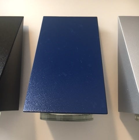 Artemide - Halogenstrahler Serie I RAL 5003 blau Ausstellungsware