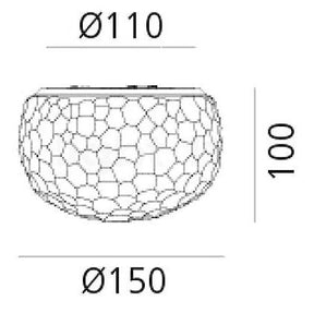 Artemide - Wand-/Deckenleuchte Meteorite 15 Mini weiß