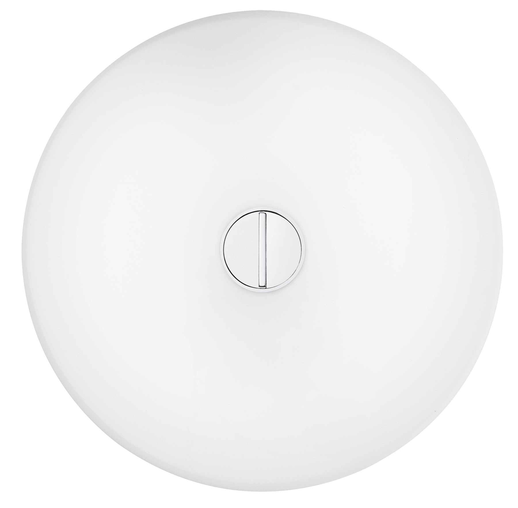 Flos - Wand-/Deckenleuchte Button Weiß