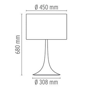 Flos - Tischleuchte Spun Light T2