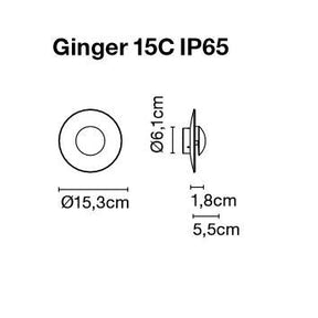 Marset - Wandleuchte Ginger 15C IP65