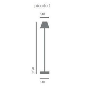 Lumini Beleuchtungslösungen - Stehleuchte Piccolo f weiß matt