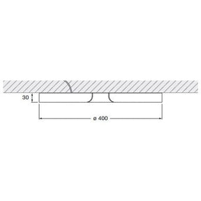 Occhio - Deckenleuchte Mito soffitto 40 up narrow LED