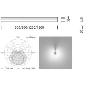 Ribag Licht - SPINAled Anbauleuchte glanzverchromt LED