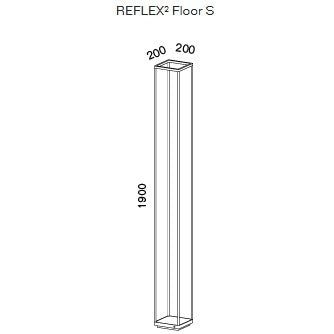 Serien Lighting - Stehleuchte Reflex² S weiß LED