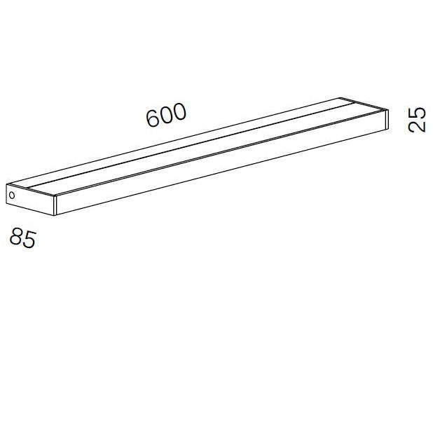 Serien Lighting - Wandleuchte SML2 LED alu poliert