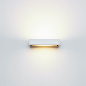 Serien Lighting - Wandleuchte SML Wall M Halogen Aluminium Glas Satiniert/Schwarz Ausstellungsware