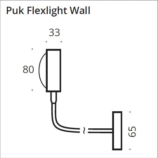 Top Light - Puk Flexlight, Wall